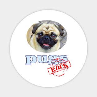 Pugs Rock! Magnet